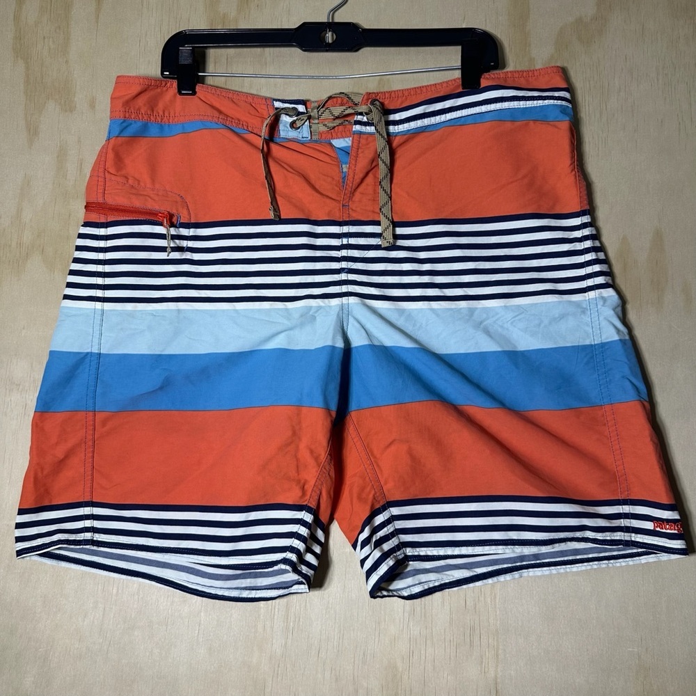 Patagonia Shorts Board‎ Shorts Men’s Size 36 Striped Multicolor Nylon